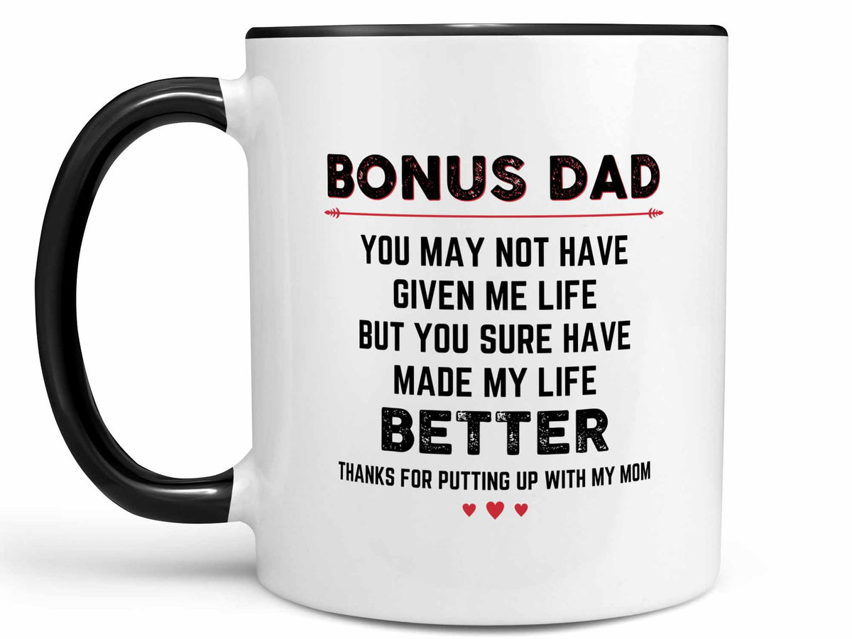 Bonus Dad Coffee Mug or Coffee Cup, Father's Day Coffee Mug Gift