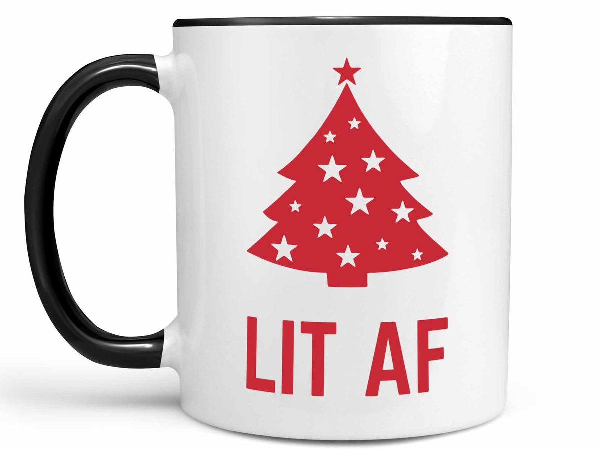 You Light Up My Life - Christmas Lights Coffee Mug by A Little Leafy