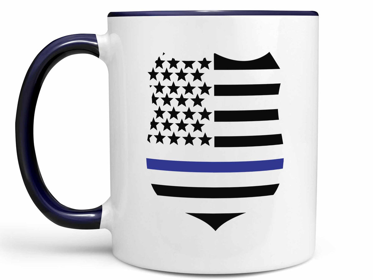 Blue Thin Line Coffee Mug or Coffee Cup, Police Officer Coffee Mug – Coffee  Mugs Never Lie