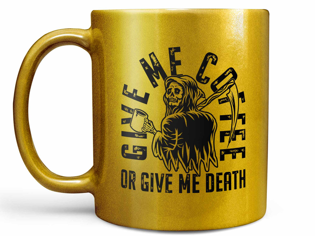 Give Me Coffee or Give Me Death 20 oz. Coffee Travel Tumbler, Work