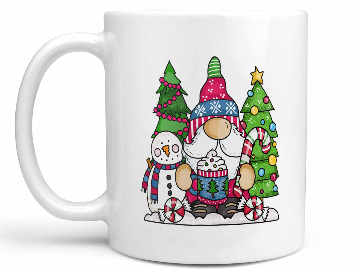 Winterberry Figural Gnome Santa Mug