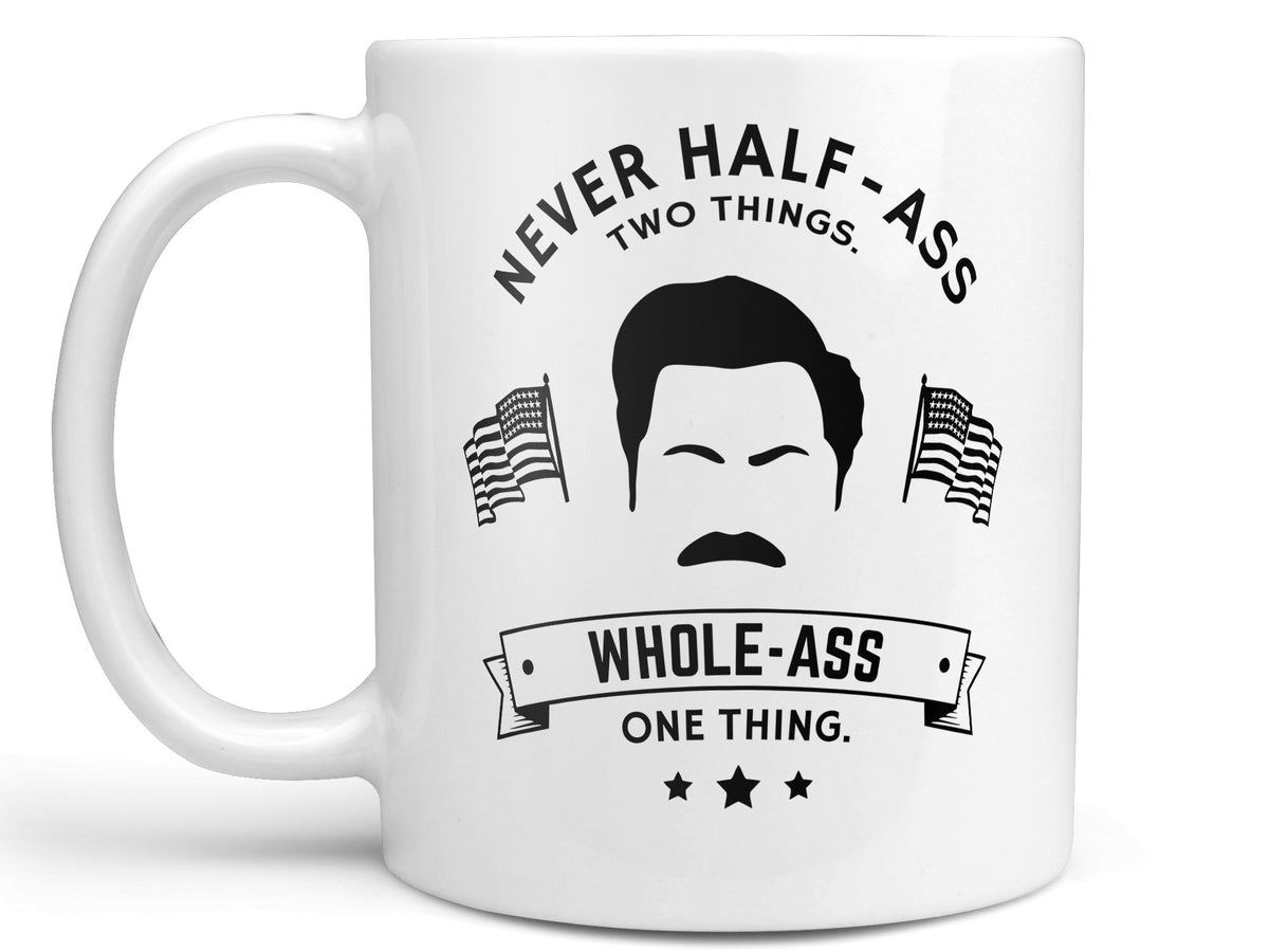 Two Men In The Bathroom Freak Out As A Paper Coffee Mug by Farley