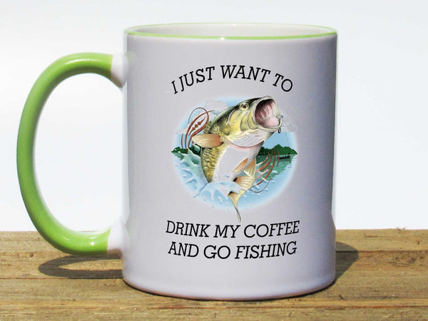 Coffee and Fishing Coffee Mug,Coffee Mugs Never Lie,Coffee Mug