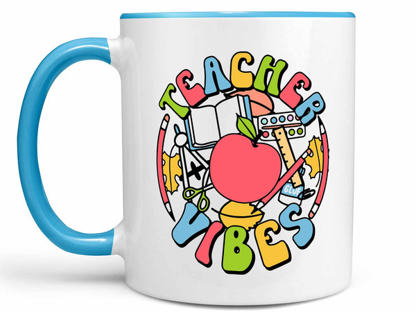 Teacher Vibes Coffee Mug
