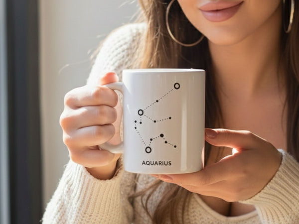 Aquarius Constellation Coffee Mug