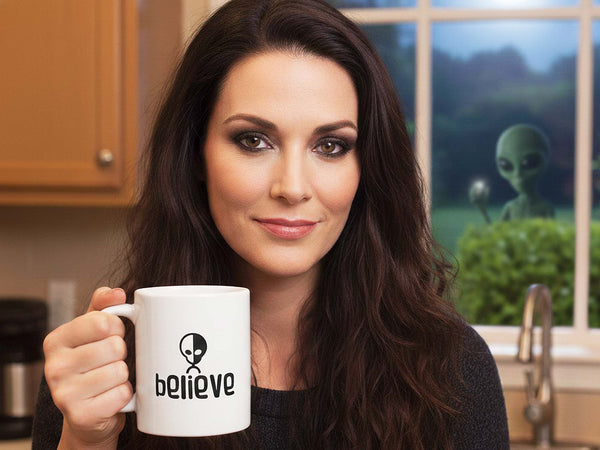Believe Alien Coffee Mug