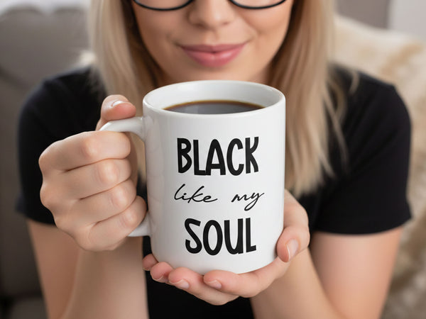 Black Like My Soul Coffee Mug