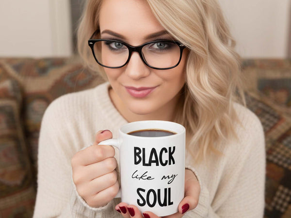 Black Like My Soul Coffee Mug