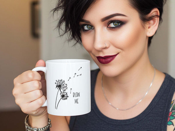 Blow Me Dandelion Coffee Mug