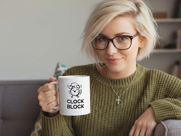 Clock Block Coffee Mug