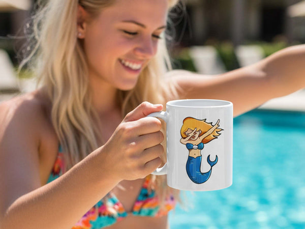 Dabbing Mermaid Coffee Mug