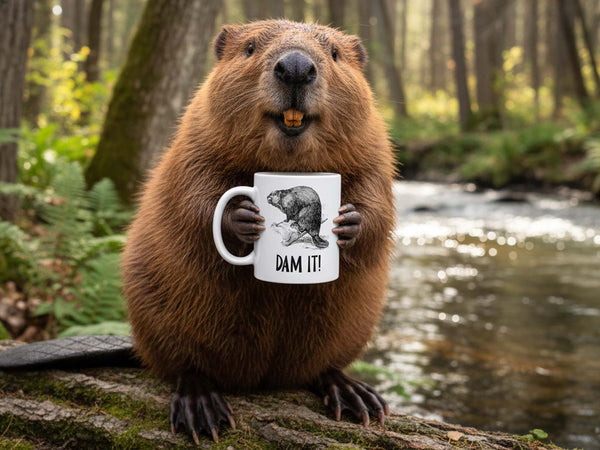 Dam It Beaver Coffee Mug