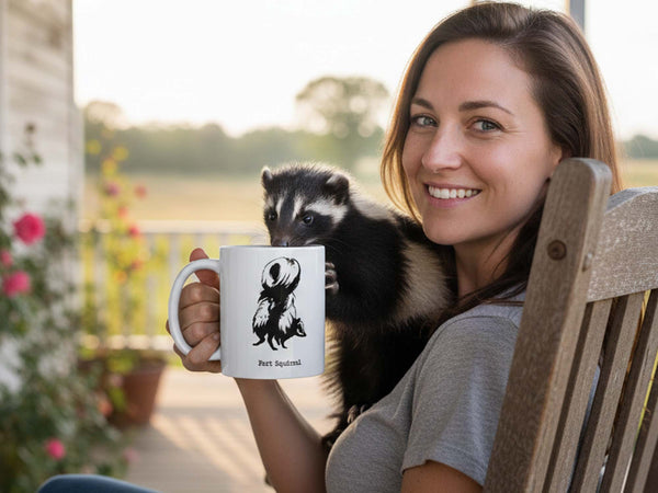 Fart Squirrel Skunk Coffee Mug