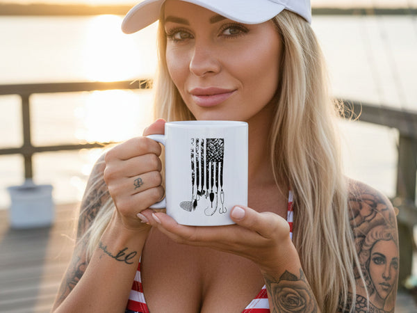 Fishing Flag Coffee Mug
