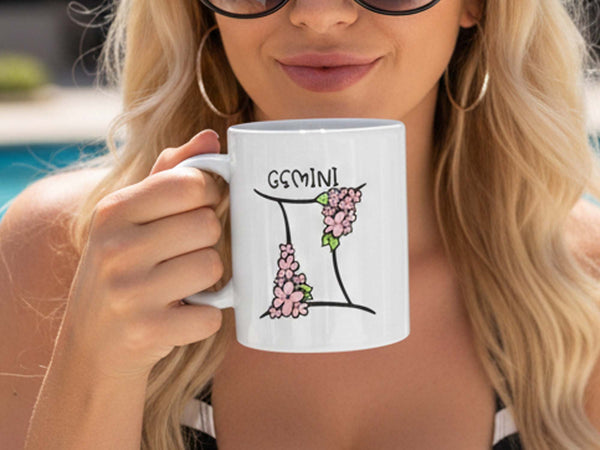 Gemini Flower Coffee Mug