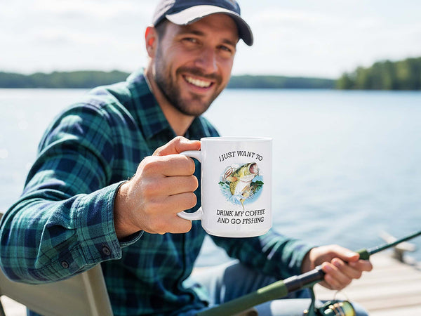 Coffee and Fishing Coffee Mug
