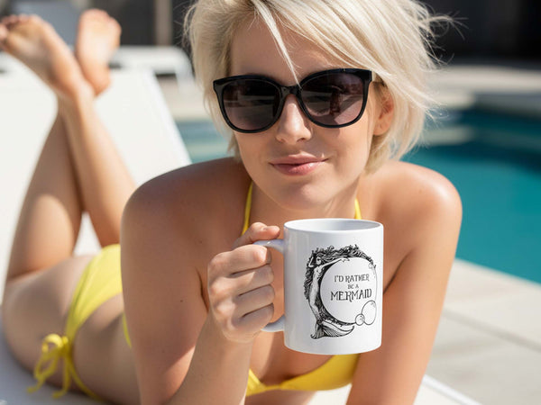I'd Rather Be a Mermaid Coffee Mug