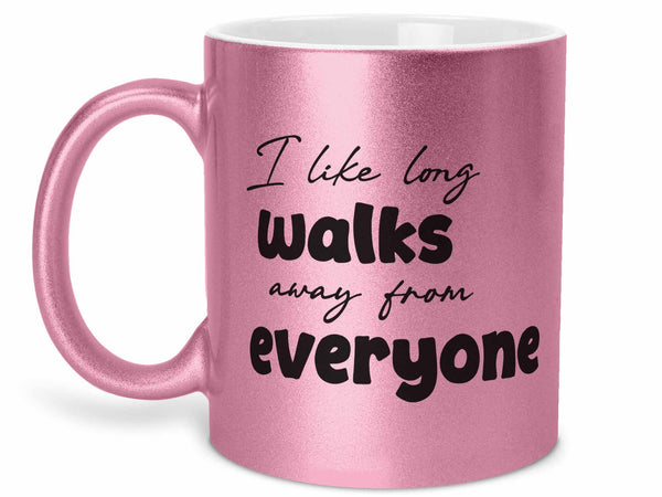 I Like Long Walks Coffee Mug