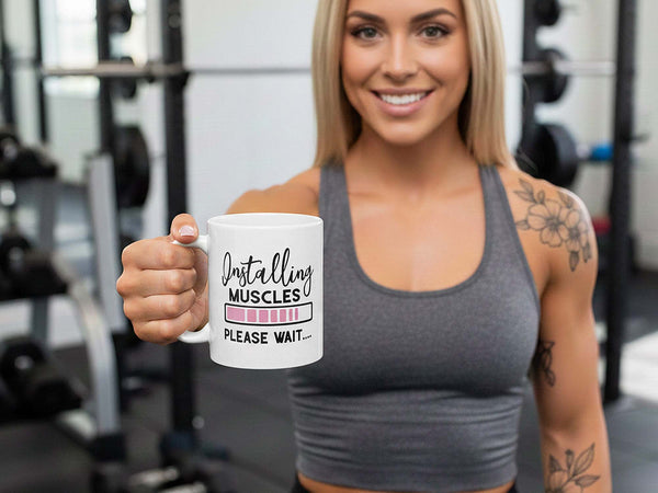 Installing Muscles Coffee Mug