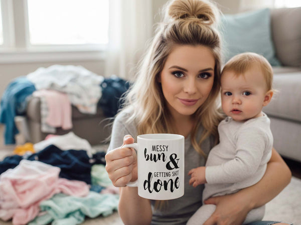 Messy Bun Coffee Mug