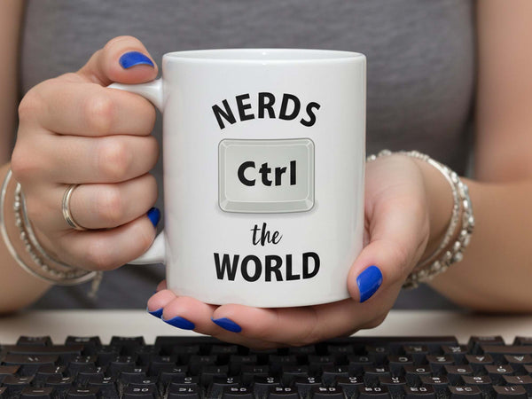 Nerds Control the World Coffee Mug