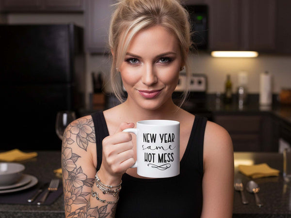 New Year Hot Mess Coffee Mug