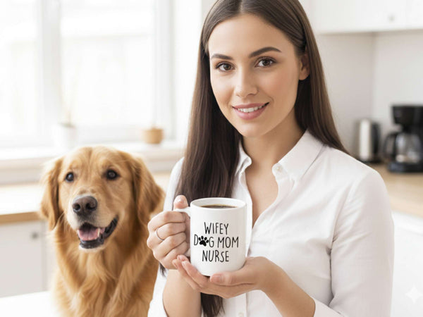 Wifey Dog Mom Nurse Coffee Mug