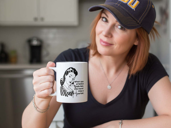 Practice Safe Text Coffee Mug