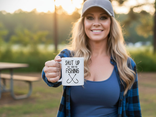 Take Me Fishing Coffee Mug