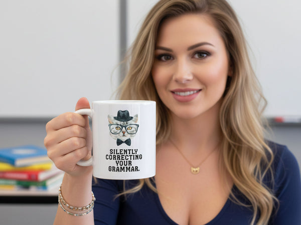 Silently Correcting Your Grammar Coffee Mug