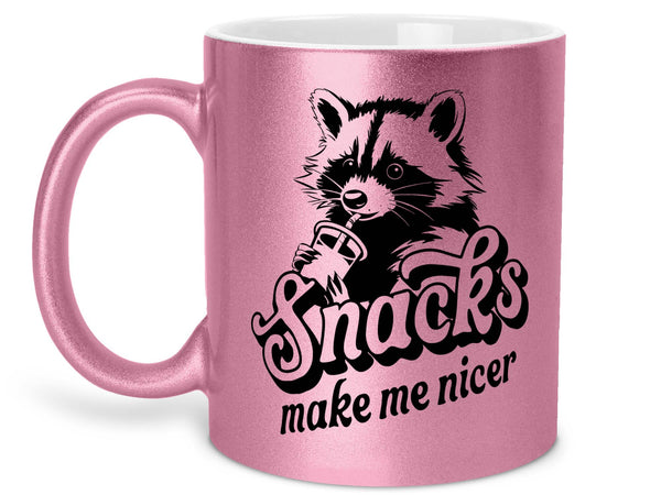 Snacks Make Me Nicer Coffee Mug