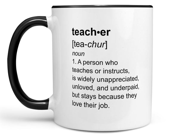 Teacher Definition Coffee Mug