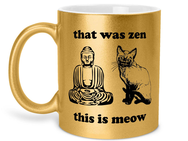 Zen and Meow Coffee Mug