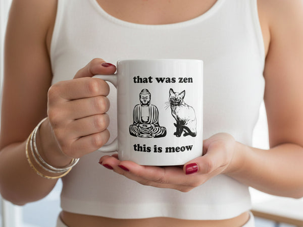 Zen and Meow Coffee Mug