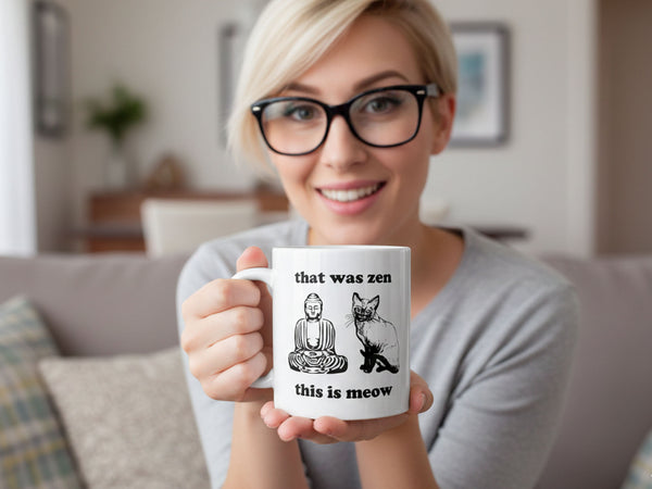 Zen and Meow Coffee Mug