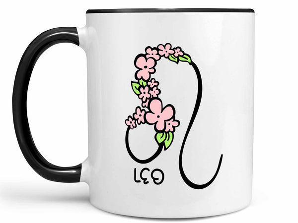 Leo Flower Coffee Mug