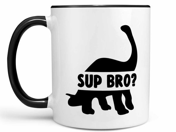 Sup Bro Dinosaur Coffee Mug