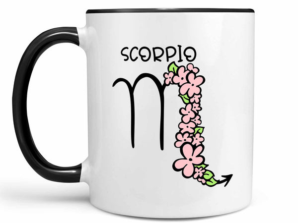 Scorpio Flower Coffee Mug