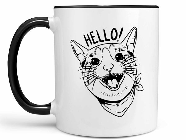 Hello Cat Coffee Mug