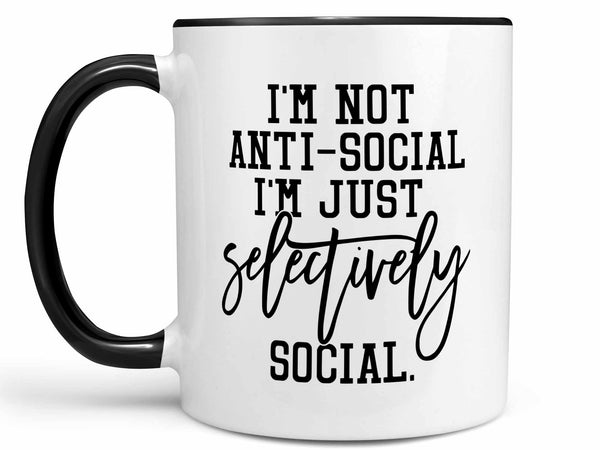 Selectively Social Coffee Mug,Coffee Mugs Never Lie,Coffee Mug
