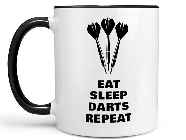 Eat Sleep Darts Coffee Mug,Coffee Mugs Never Lie,Coffee Mug