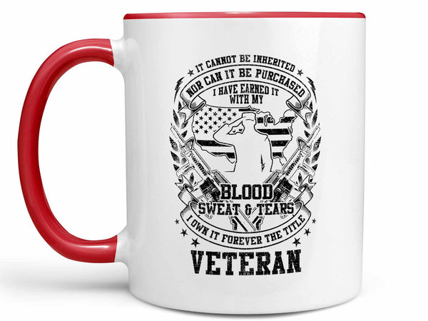 Forever the Title Veteran Coffee Mug