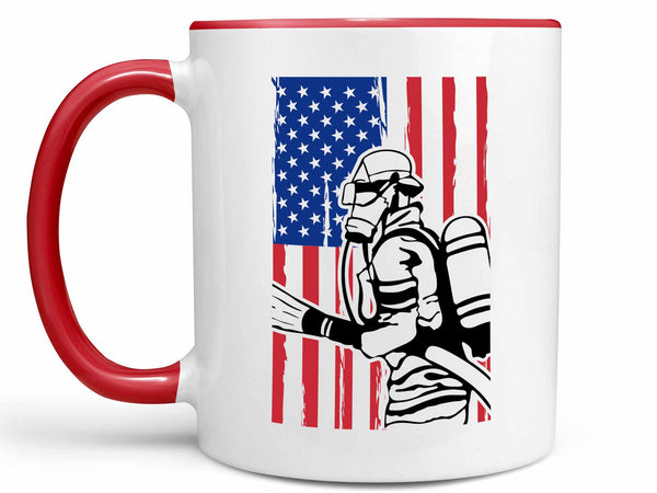 Firefighter Flag Coffee Mug