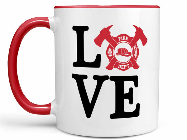 Firefighter Love Coffee Mug