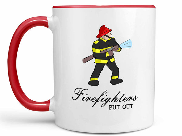 Firefighters Put Out Coffee Mug