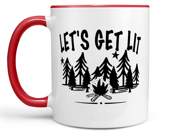 Let's Get Lit Camping Coffee Mug,Coffee Mugs Never Lie,Coffee Mug