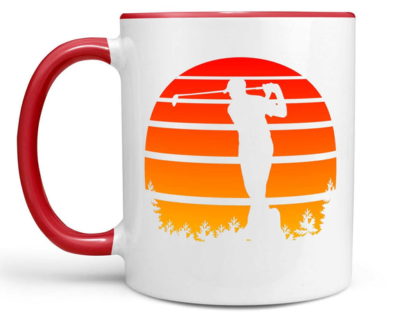 Vintage Sunset Golf Coffee Mug,Coffee Mugs Never Lie,Coffee Mug