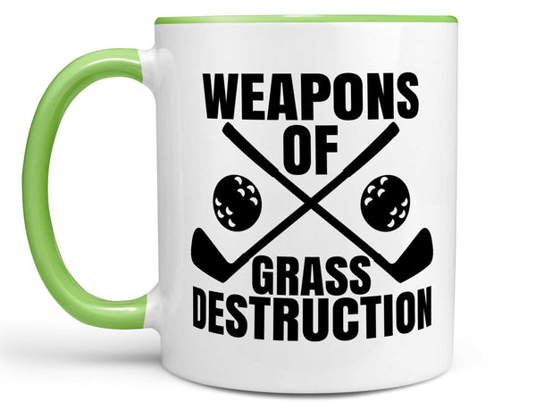 Grass Destruction Golf Coffee Mug,Coffee Mugs Never Lie,Coffee Mug
