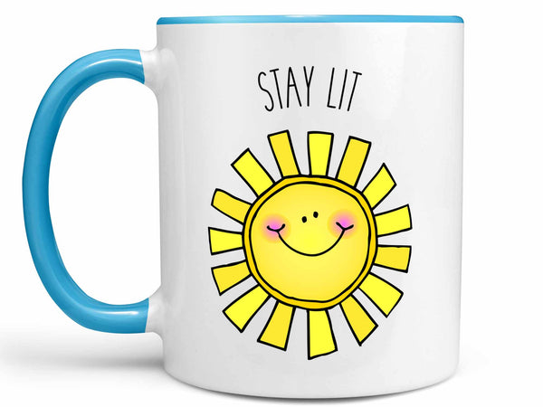 Stay Lit Sun Coffee Mug