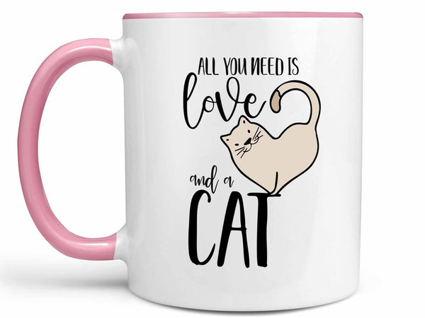 Love and a Cat Coffee Mug